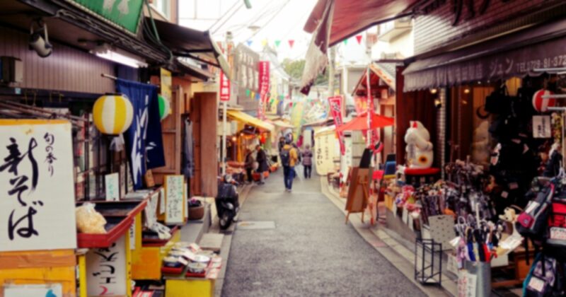 商店街の風景