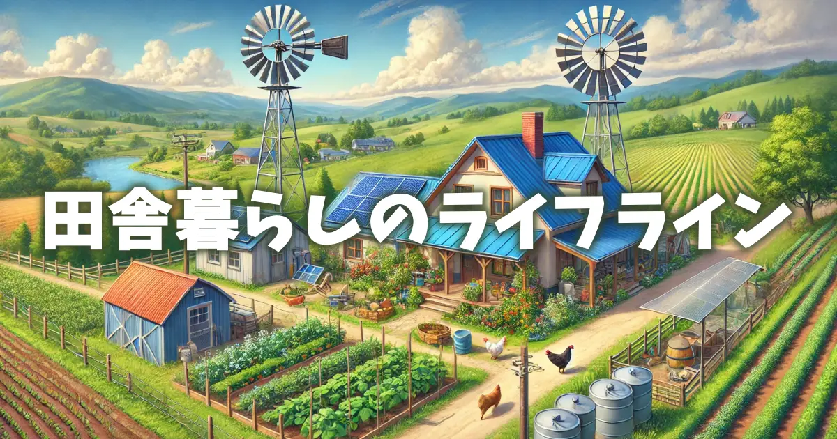 田舎暮らしのライフライン